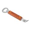 2 PCS Stainless Steel Can Opener Punch Bottle Beer Opener with Wood Handle
