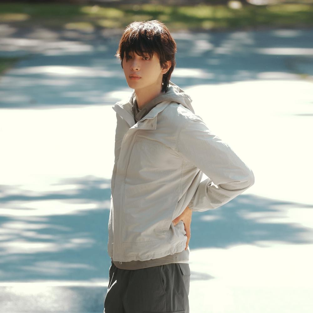 [Snowpeak] Campfl Stand-Neck Windbreaker Light Beige (S26ZMCWB12)