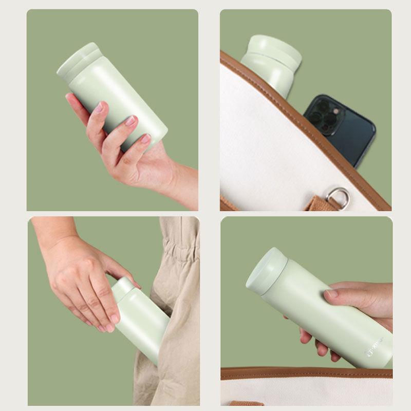 Přenosný hrnek na vodu Malý termohrnek 300ml Vakuové baňky Přenosný nerezový termohrnek Láhev na vodu Cestovní čajový hrnek Kancelářský termohrnek