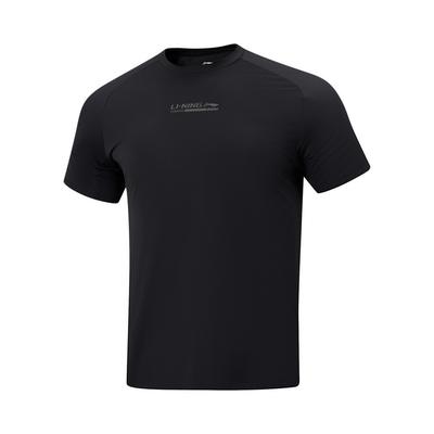 Round Neck Logo Print Pullover T-Shirt Men Tops ATSW817-1