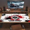 Custom Name Eintracht Frankfurt Print Cushion Non-slip Laptop Tablet Big Mousepad XXL Mat Mini PC Playmat With Lock Edge