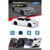 Welly 1/24 Nissan Silvia S15 Alloy Sports Car Model Diecast Metal Racing Car Model High Simulation Collection Childrens Toy Gift