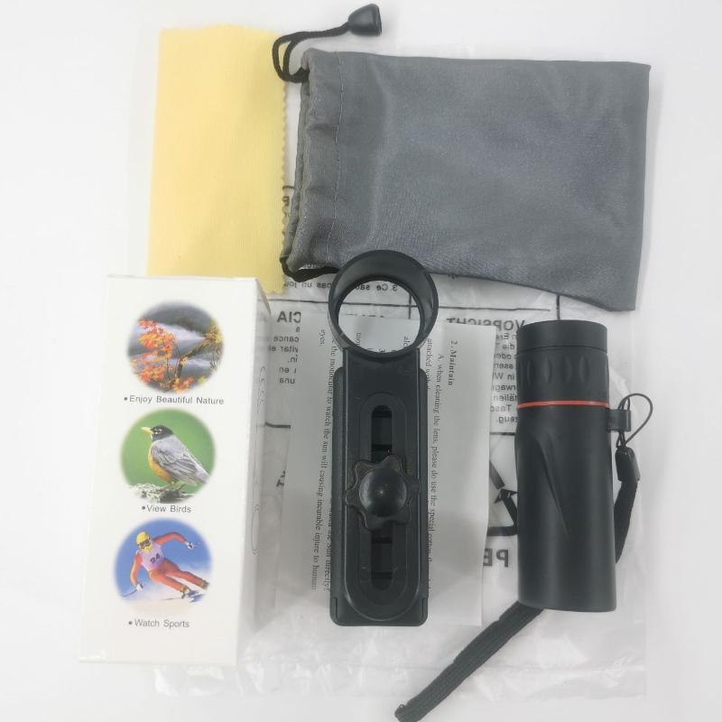 

2000x25 HD Монокулярний телескоп Міні Портативний Телескоп для мобільного телефону з тримачем Відкритий Кемпінг Полювання Спостереження за птахами Телескопи+Тримач для телефону