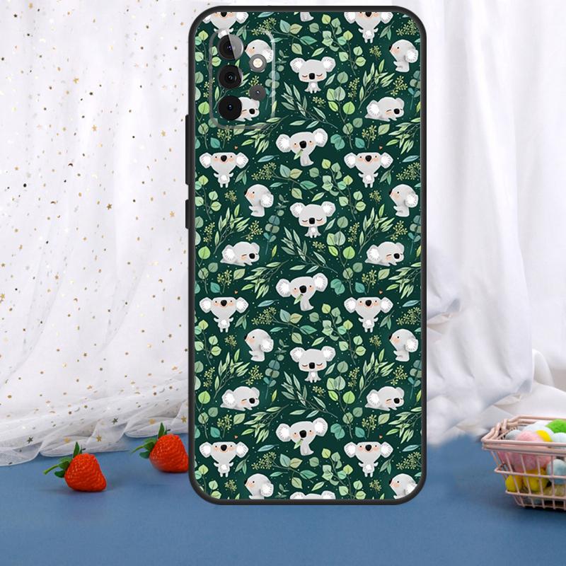 Koala and Eucalyptus For Samsung Galaxy A36 A26 A16 A05 A06 A54 A34 A14 A22 A32 A52 A55 A35 A15 A53 A13 A56 Case