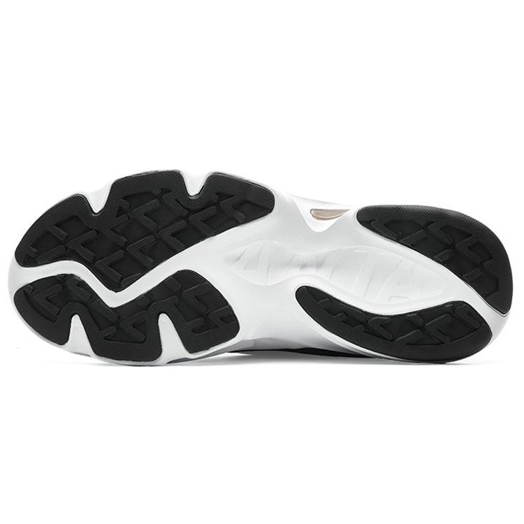 New Anta Cushioning Wear Resistant Low Top Chunky Sneakers Women's Black White 12818852-2