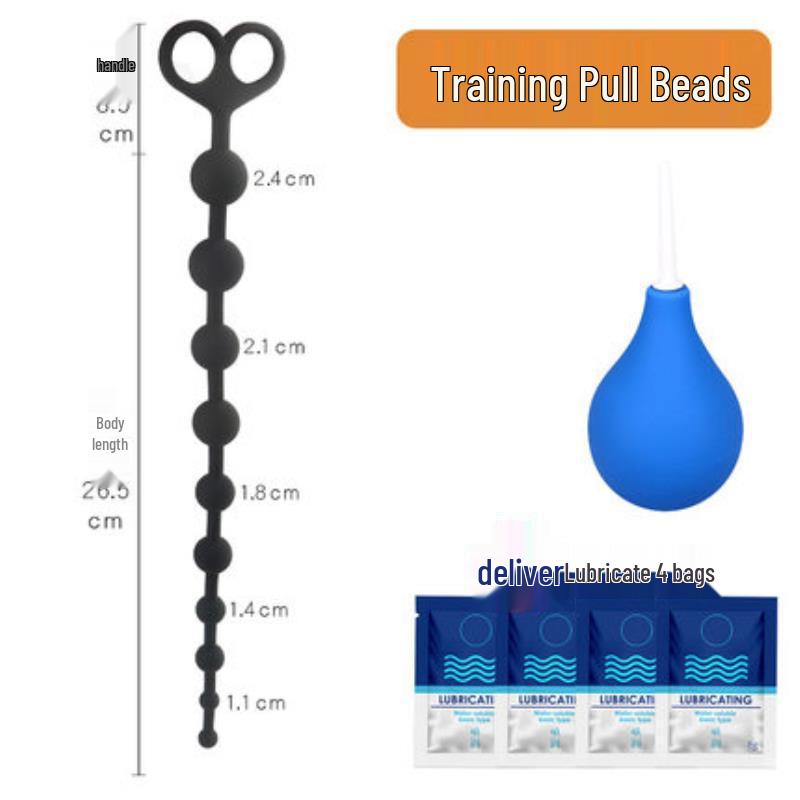 Versatile Extra-Long Anal Plugs: Large-Size Beaded Masturbators for Men and Women, Adult Toys