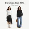 Hotwind 2026 Summer Women's Sheer Long-Sleeve T-Shirt