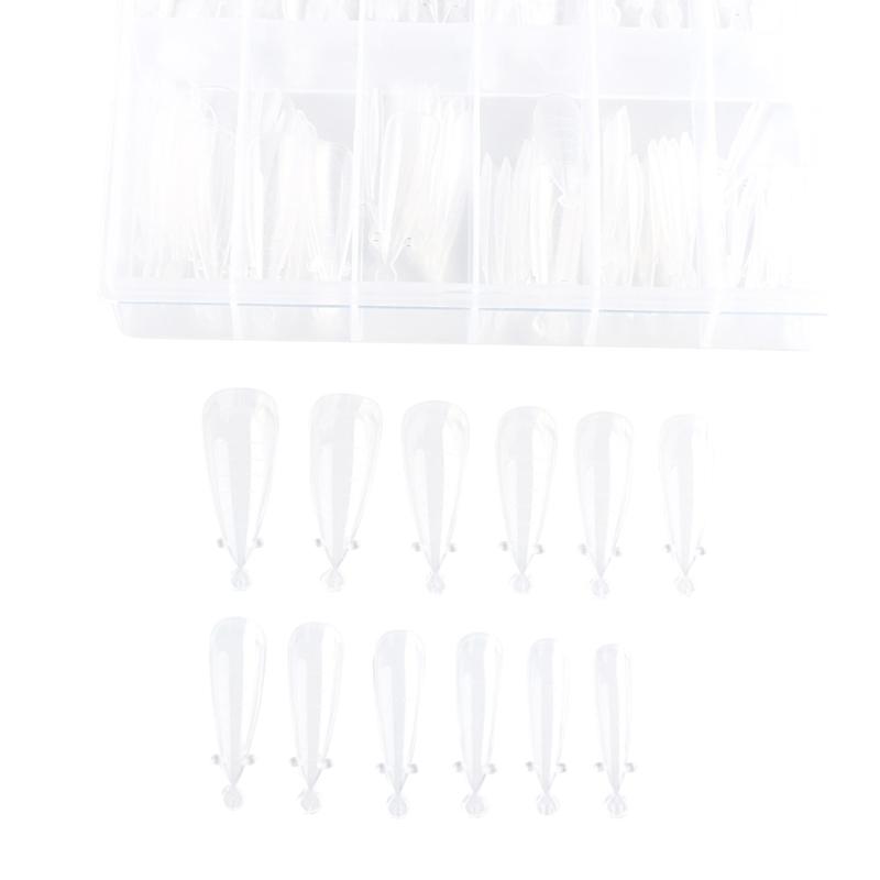 Poly-Extension Gel Dual Nail Form Builder Nail Gel Nail Molds Oval False Nail Tips for Gel Manicure Nail Art Designs