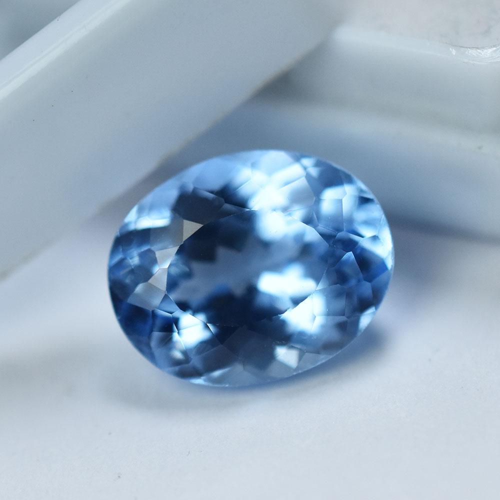Natural Blue Sapphire Loose Gemstone Real Oval Cut 8 Ct Gift for Her September Birthday Birthstone