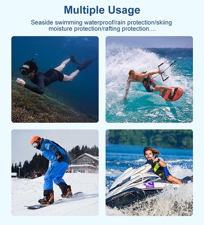 Waterproof Swim Bag Phone Case Airbag Water Resistant Cover