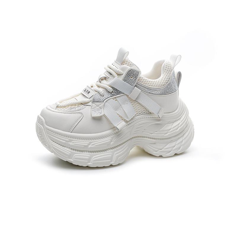 2025 New Casual Platform Internet Celebrity Fashion Dad Shoes Women's Versatile Inner Height Increase Lightweight Small Sports Women's Shoes