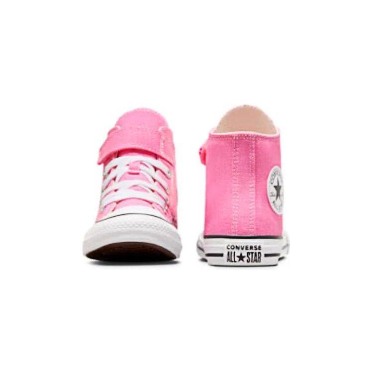 Converse All Star 1V Comfortable Versatile Trendy High-Top Walking Shoes Baby Shoes Pink A06792C