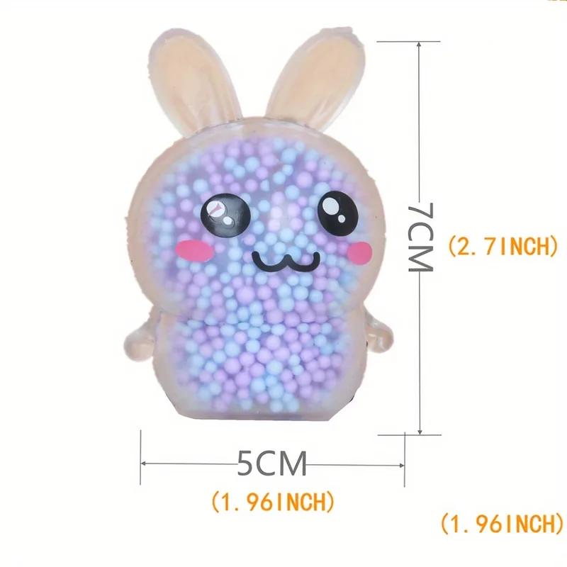 Squishy Bunny  - Random Color Soft Fidget Toy for Kids Girls, Easter Basket Stuffers, Sensory Anxiety Relief Gift