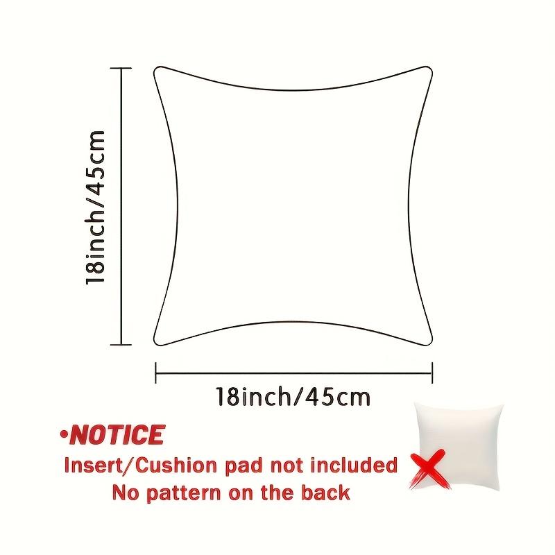 4pcs Happy Mother's Day Decorative Pillowcase Set, 18x18 Inch Floral Heart Cushion Covers for Sweet Home Decor, Gift for Mom, for Porch Patio Sofa