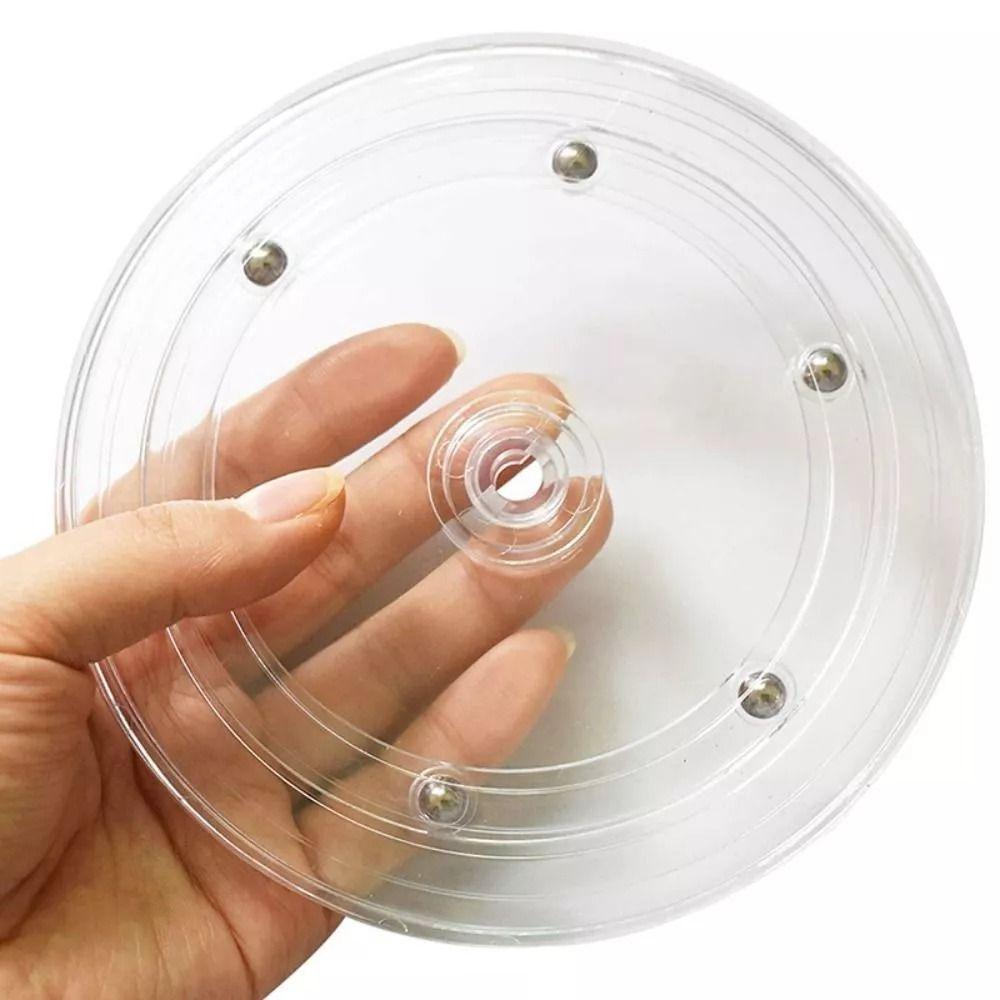 Transparenter Drehteller 360° drehbar Schmuckdekor Drehteller Kreativer Ausstellungsständer