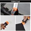 Plastic Scraper with 100/200 Plastic Blades Multipurpose Window Scraper Non-Scratch Scraper for Removing Stickers Decals Glue