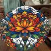 Metal Wind Chime 25.4 Inch Lotus Flower Design Colorful Garden Decor for Patio Outdoor All Seasons No Electricity Needed Durable Hanging