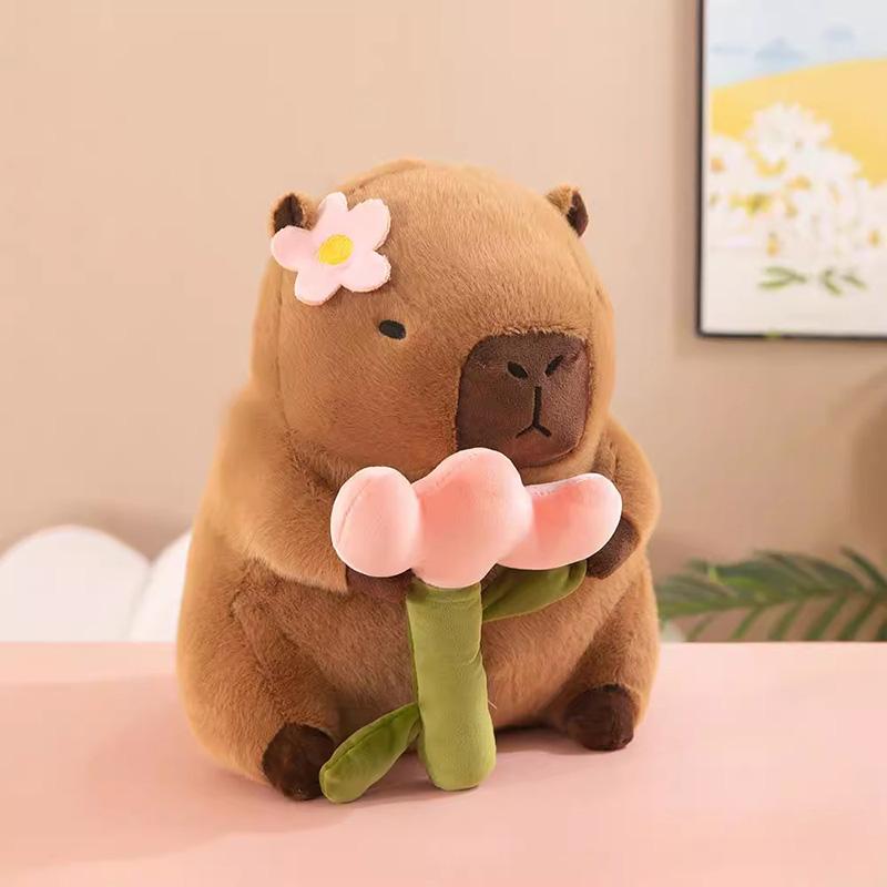 30CM Capybaras Stuffed Animals Doll Capibara Cosplay Bread  Unicorn Dinosaur Plush Toy Room Decoration Sofa Plush Pillows