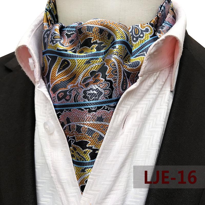 Ανδρικό Νέο Φουλάρι από Πολυεστέρα Ζακάρ με Λουλούδι Κάσιους - Επαγγελματικό Αξεσουάρ για Γιακά Βρετανικού Στυλ