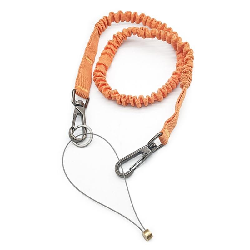 Tool Tethers Lanyard with Buckles Strap Safety Bungee Tethers Tool Lanyard Retractable Bungee Cord Safety Tool leashes