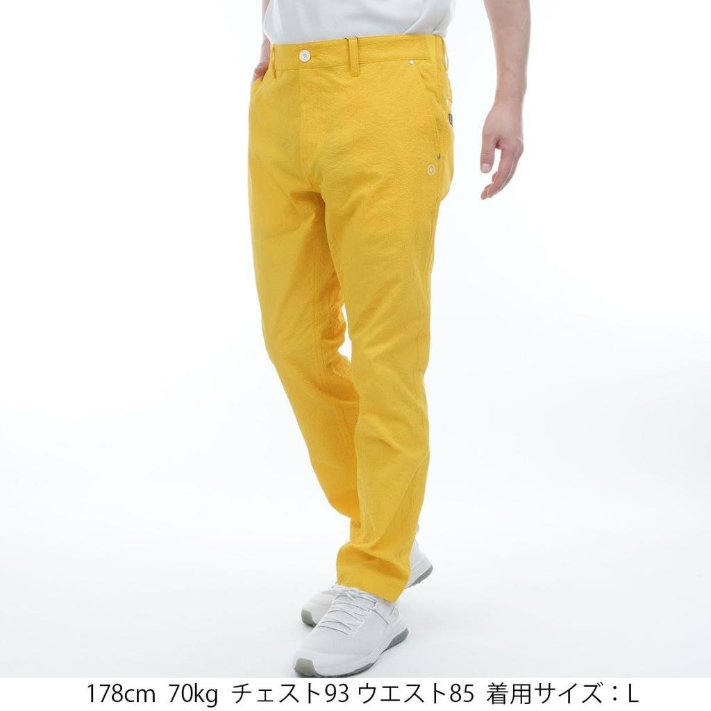 Tapered Pants and Golf LL [Pin Apparel] Men's (all-directional Stretch, Moisture-absorbing Quick-drying) / / 621-5131301 060_Yellow