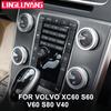 car-styling car air conditioning rotary knob for volvo s60 xc60 v60 s80 v40 car air conditioning heat control switch/sound knob
