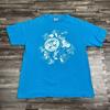 Vintage 1993 Boone North Carolina Glühwürmchen Festival T-Shirt Blau Groß Hanes VTG
