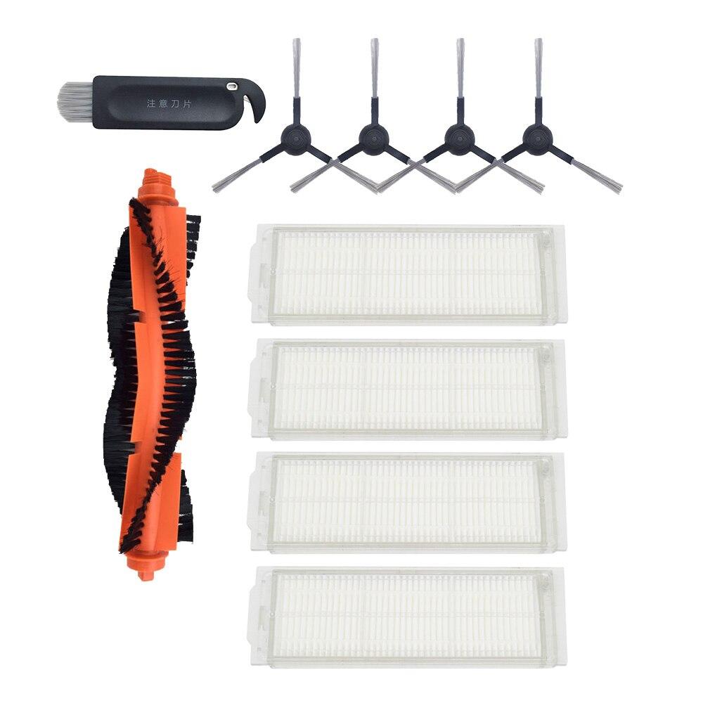 Main Brush Hepa Filter Side Brush Mop Cloth for Xiaomi Robot Vacuum Cleaner STYJ02YM Conga 3490 Viomi V2 PRO Filter V-RVCLM21B