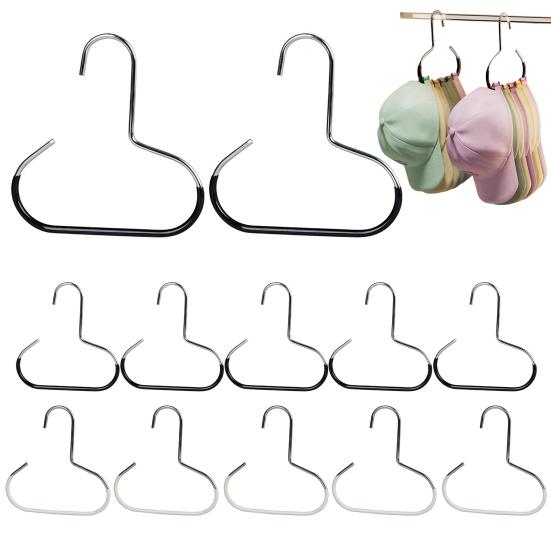 Organizador de Chapéus para Bonés de Beisebol Suporte de Chapéu de Aço Inoxidável para Guarda-Roupa Suporte Pendurador de Bonés de Beisebol para Chapéus Cinto Gravata Bolsa