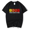 Periodic Table Of Humor Sarcasm TShirt Funny Birthday Gift For Men Short Sleeve Cotton Primary Elements Chemistry T Shirts
