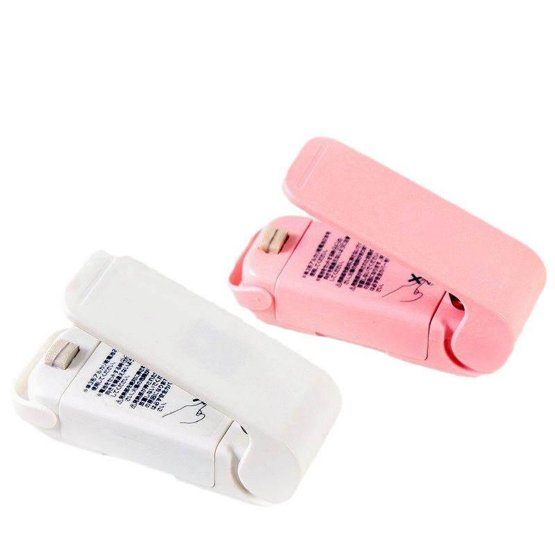 Portable Mini Plastic Bag Heat Sealer - Hand-Press Sealing Machine Clip