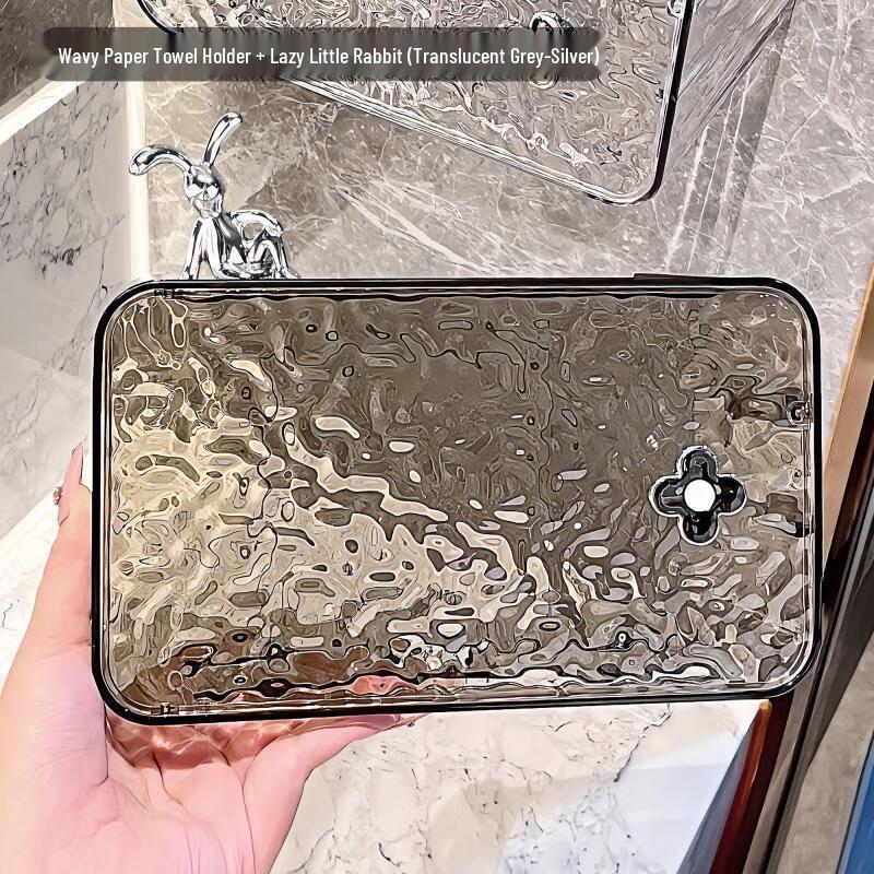 Lilang Glacier Pattern Floral Tissue Box