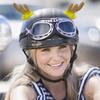 Helmy z jeleních parohů Helmy Rohy Motocyklová přilba Příslušenství Roztomilé dekorace pro snowboarding Dojíždění Cestování Dospělí