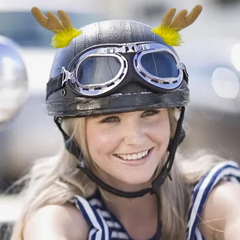 Helmy z jeleních parohů Helmy Rohy Motocyklová přilba Příslušenství Roztomilé dekorace pro snowboarding Dojíždění Cestování Dospělí