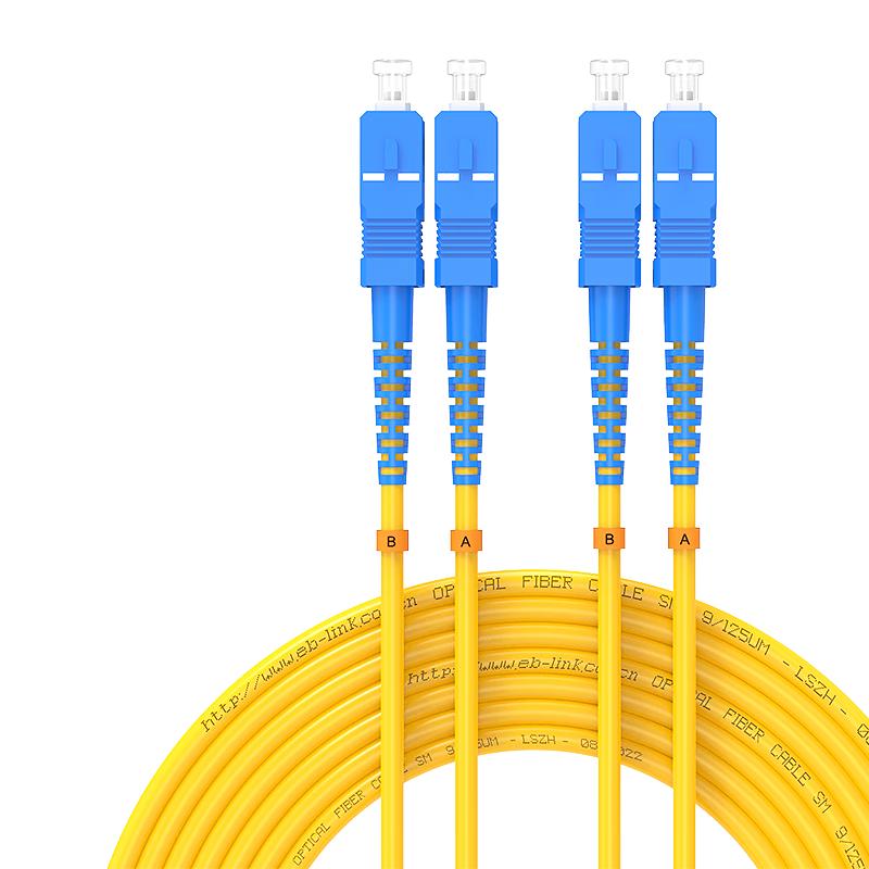 EB-LINK Engineering Telecom Grade Single-Mode Duplex LSZH Fiber Optic Patch Cable