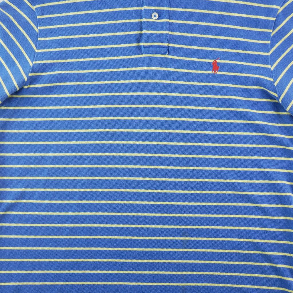 Seconde vie - Polo manches courtes Homme Bleu - Bon état
