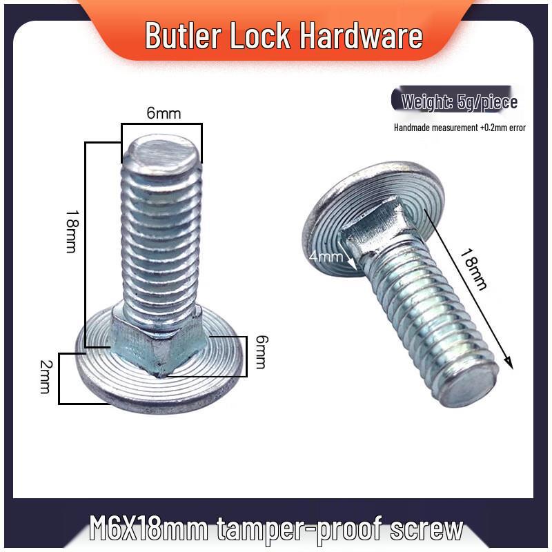 Shengbei Smart Lock Anti-Tamper Screws (3-Pack)