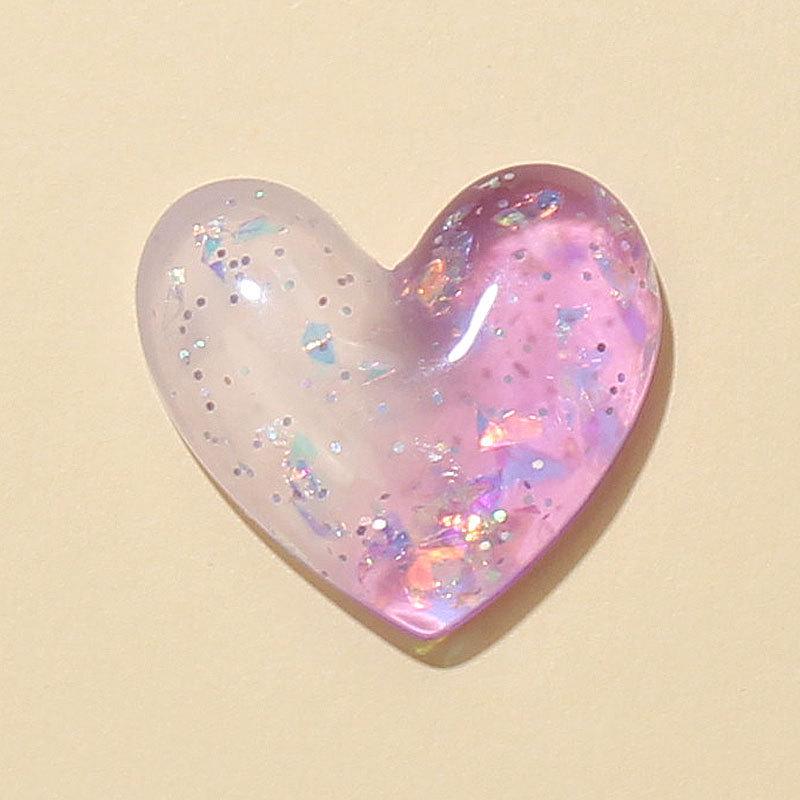 In Stock: Heart-Shaped Resin Jewelry & Accessories for DIY - Earrings, Pendant, Phone Case, Slippers & More