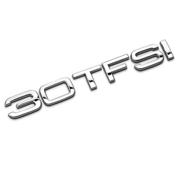 Car Rear Trunk Emblem Tail Decoration TFSI Badge Sticker