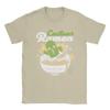Cool Cactuar Ramen Final Fantasy T-Shirts for Men Crewneck Cotton T Shirts Short Sleeve Tee Shirt Unique Tops