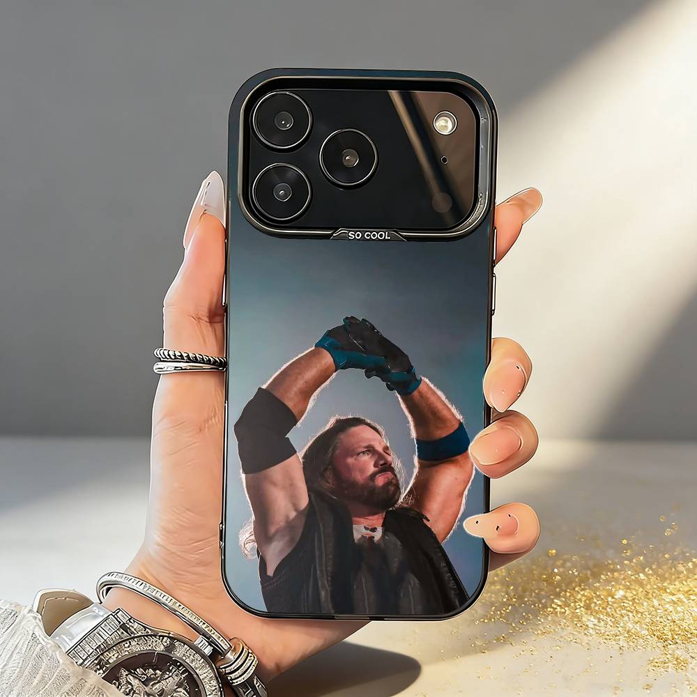 Charismatic A-AJ S-Styles Phone Case For iPhone17,16,15,14,13,12,11,Pro,MAX White Matte Shockproof Cover