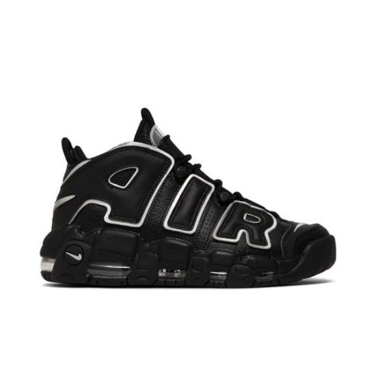 Nike Air More Uptempo 'Black Metallic Silver' DQ0839-001 Women's Shoes