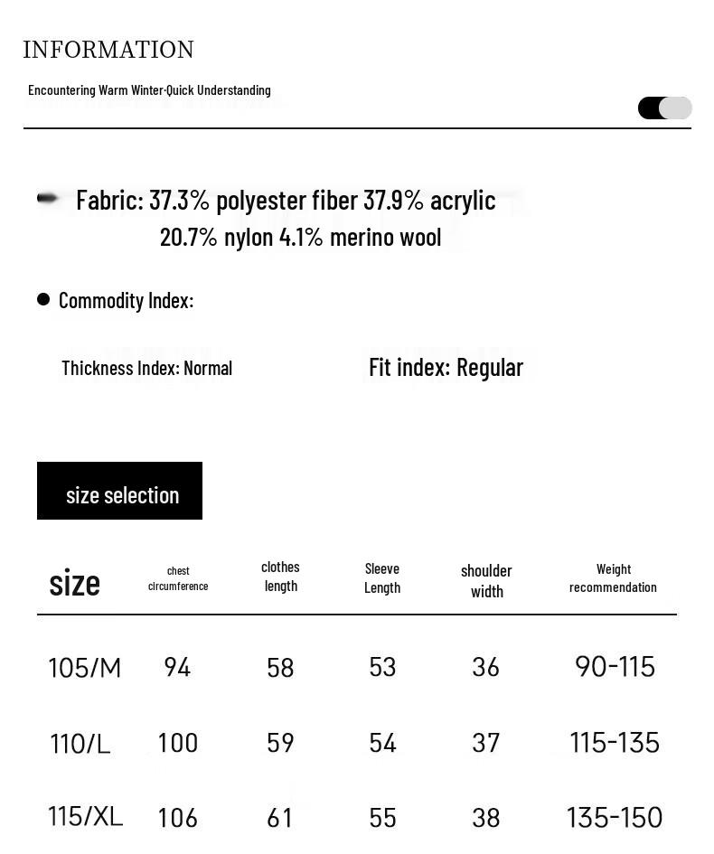 ROMON Women's Lamb Wool Blend Knit Sweater