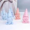 Christmas Tree Wreath Santa Claus Silicone Candle Mold DIY Long Hat Garland Dwarf Plaster Resin Soap Making Party Small Tools