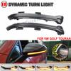 2X Acqua Scorre Dinamico Specchietto Laterale Sequenziale Indicatore LED Luce di Segnalazione di Svolta per VW Golf 7 VII MK7 MK7.5 GTI R Sportsvan Touran