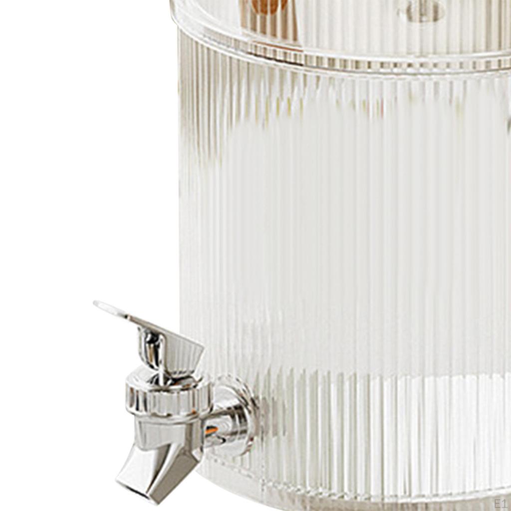 Beverage Dispenser Container with Faucet for Cold Water And Iced Drinks