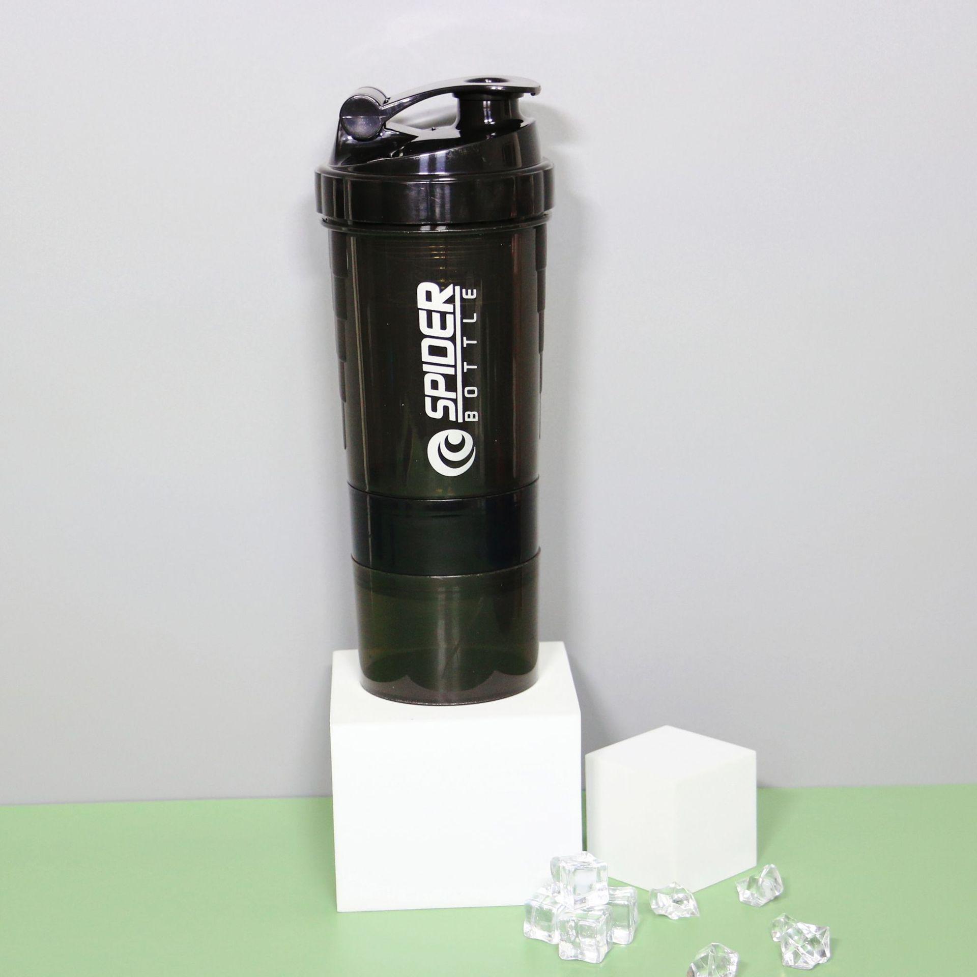 

Large Capacity 3-Layer Shaker Cup for Protein Powder - Portable Fitness Gift 500ML