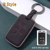 Aluminium Alloy Leather Car Key Case Cover For Land Rover Range Rover Sport Evoque Discovery 3 4 5 For Jaguar Xe Xf Xj F Pace