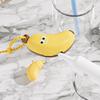 1/2Pcs Banana Toothbrush Cover with Toothpaste Dispenser Dust-Proof Compact Design Portable