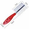 Stainless Steel Pet Massage Comb Easy Cleaning Pet Grooming Brush Pet Hair Comb  Dog Cleaning